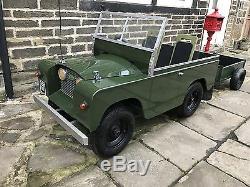 Childrens Land Rover series 2 toylander electric ride on car totrod