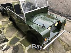 Childrens Land Rover series 2 toylander electric ride on car totrod