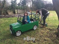 Childs Ride On Battery Powered Land Rover (Series) CONVERTED MOBILITY SCOOTER