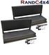 Defender & Series Bench Seat, Folding Black Vinyl, 2 Person Land Rover 320737 X2