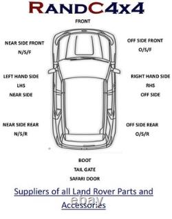 Defender & Series Bench Seat, Folding Black Vinyl, 2 person Land Rover 320737 x2