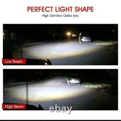 Dot Approved Pair 7 Round LED Headlights Hi/Lo Beam For Jeep Wrangler JK TJ CJ