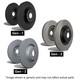 Ebc D Series Premium Oe Replacement Disc Rotors Pair 325mm For Land Rover D2159