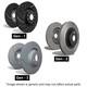 Ebc Gd Series Sport Disc Rotors Pair 303mm Rear For Land Rover Gd957