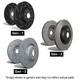 Ebc Usr Series Fine Slotted Disc Rotors Pair 317mm Front For Land Rover Usr1372