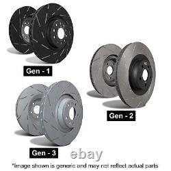 EBC Usr Series Fine Slotted Disc Rotors Pair 317mm Front For Land Rover USR1372