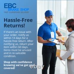 EBC Usr Series Fine Slotted Disc Rotors Pair 317mm Front For Land Rover USR1372