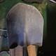 E&w Lucas 1952 Series Land Rover Tailgate Shovel Spade Military Wood Handle
