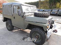Ex Military Land Rover Lightweight Series 3 Excellent Chassis & Bulkhead Waxoyl