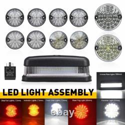FITS Land Rover Defender 90/110 Set LED Deluxe Clear Bulbs Light 1983-1990 UK