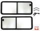 Factory Size Clear Sliding Windows Kit Csw For Land Rover Defender Series 58-16