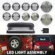Fit Land Rover Defender Led Deluxe Clear Upgrade Light Lamp Kits 11x Lamps Bulbs