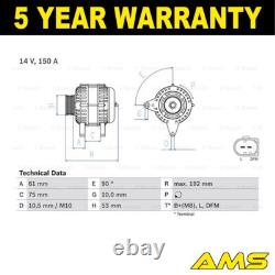 Fits Land Rover Freelander BMW 3 Series 2.0 D TD4 3.0 Alternator AMS