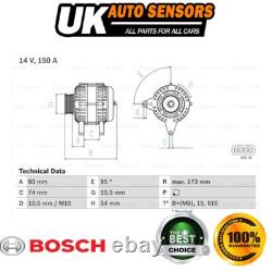 Fits Land Rover Range BMW 5 Series X5 2.0 D 2.5 3.0 Bosch Alternator