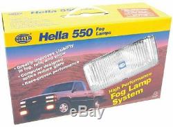 Fog Light Kit, Hella 74506 Clear 550 Series, fits all Land Rovers