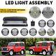 For 1990-2016 Land Rover Defender Complete Led Lamp Upgrade Kit 11pcs Clear Lens