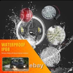 For Land Rover 90/110 Defender L316 LED Front Rear Reverse Fog Light Upgrade Kit