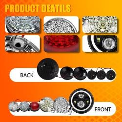 For Land Rover 90/110 Defender L316 LED Front Rear Reverse Fog Light Upgrade Kit