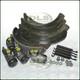 Front Brake Shoe & Cylinder Kit Land Rover Series Swb`80 On And Lwb 4cyl Da6044
