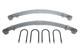 Front Parabolic 2 Leaf Springs For Land Rover Series 2 2a 88 Swb
