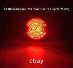 Full Clear LED light upgrade kit for Fog Reverse Fit Land Rover 90/110 Defender