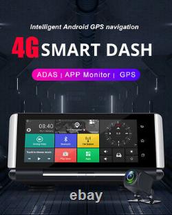Full HD 1080P 7In Car Dashboard GPS NAV Dual Lens DVR Rearview Driving Recorder