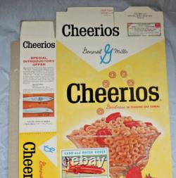 General Mills Cheerios Cereal Box File Flat Series 21 Land Water Rover 1963