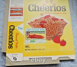 General Mills Cheerios Cereal Box File Flat Series 21 Land Water Rover 1963