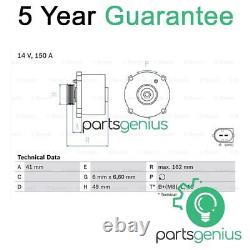 Genius Alternator Fits Land Rover Range BMW X5 5 Series 7 + Other Models
