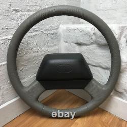 Genuine Land Rover Defender XS 50th grey leather steering wheel. 36 SPLINE. 3A