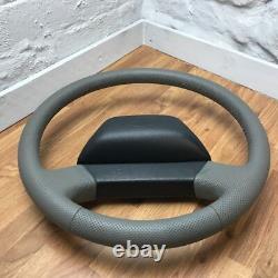 Genuine Land Rover Defender XS 50th grey leather steering wheel. 36 SPLINE. 3A