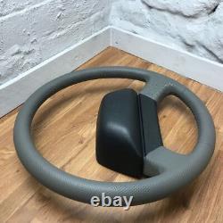 Genuine Land Rover Defender XS 50th grey leather steering wheel. 36 SPLINE. 3A