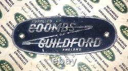 Genuine Land Rover Series 1 2 3 80 86 88 107 109 Oval Badge Coombs of Guilford
