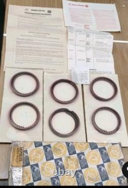 Genuine Land rover series 2.6 6 size 010 Piston Ring X6 hepolite RTC241110 NOS