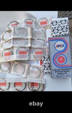 Genuine Land rover series 2.6 6 size 010 Piston Ring X6 hepolite RTC241110 NOS