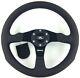Genuine Momo Competition 350mm Steering Wheel And Hub Kit. Land Rover 36 Spline