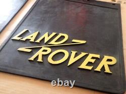 Genuine NOS Land Rover Series 109 Series 2 2a 3 Rear Mud Flaps & Brackets RTC706