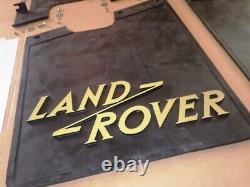 Genuine NOS Land Rover Series 109 Series 2 2a 3 Rear Mud Flaps & Brackets RTC706