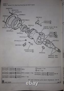Genuine Used Land Rover 88 Series 2&3 Front Left Semi Axle (Z 10/10)