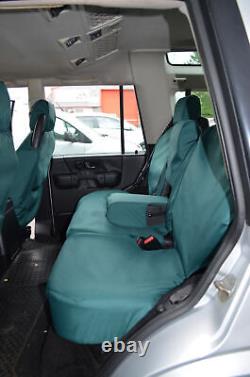 Green Tailored Waterproof Seat Covers Rear Back for Land Rover Disco Series 2