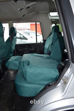 Green Tailored Waterproof Seat Covers Rear Back for Land Rover Disco Series 2