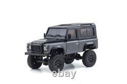 Kyosho 32526GM MINI-Z 4x4 Series Land Rover Defender 90 Grey/Black Ready Set
