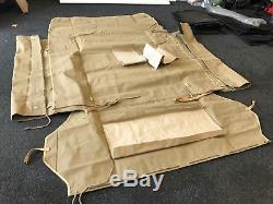 LAND ROVER 88 Series 2 & 3 Full Hood Sand NEW perfect condition top quality