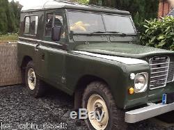 LAND ROVER SERIES 3 88' 2.25 PETROL IN GREEN ONLY 55K MILES