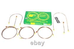 LAND ROVER SERIES 3 SWB 4/6cyl RHD Brake Pipe Set single line DA7403