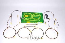 LAND ROVER SERIES 3 SWB RHD Brake Pipe Set dual line to1980 DA7409