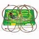 Land Rover Series 3 Swb Rhd Brake Pipe Set Dual Line To`80 (da7409)
