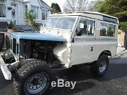 LAND ROVER SERIES station wagon, galvanised chassis, overdrive, unfinished project