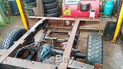 LAND ROVER Series 88 2a 3 SWB ROLLING CHASSIS axles diffs IIa