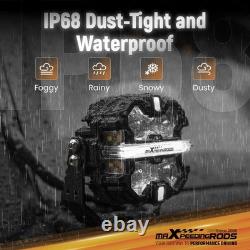 LED Driving Light Pods For Construction 3.5 270° Spot Beam DRL IP68 19200LM